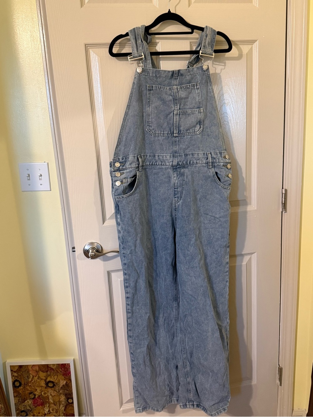 Light Wash Denim Overalls